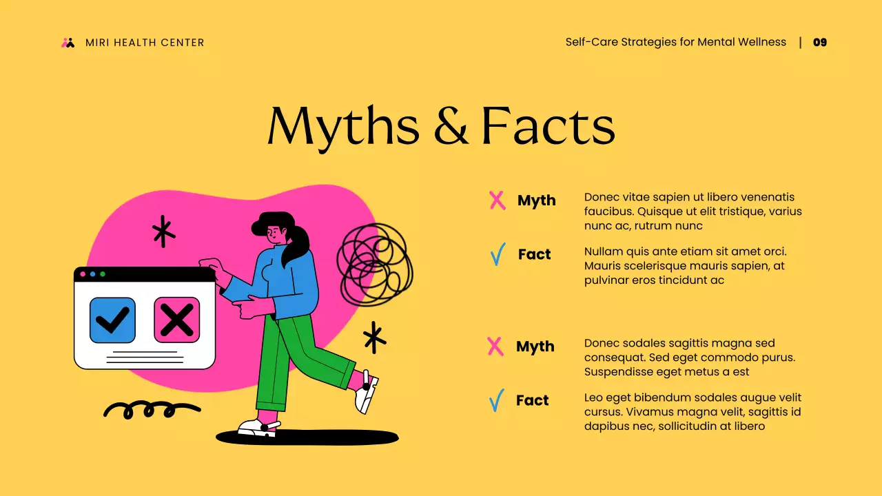 Yellow Modern Wellness Guide Presentation