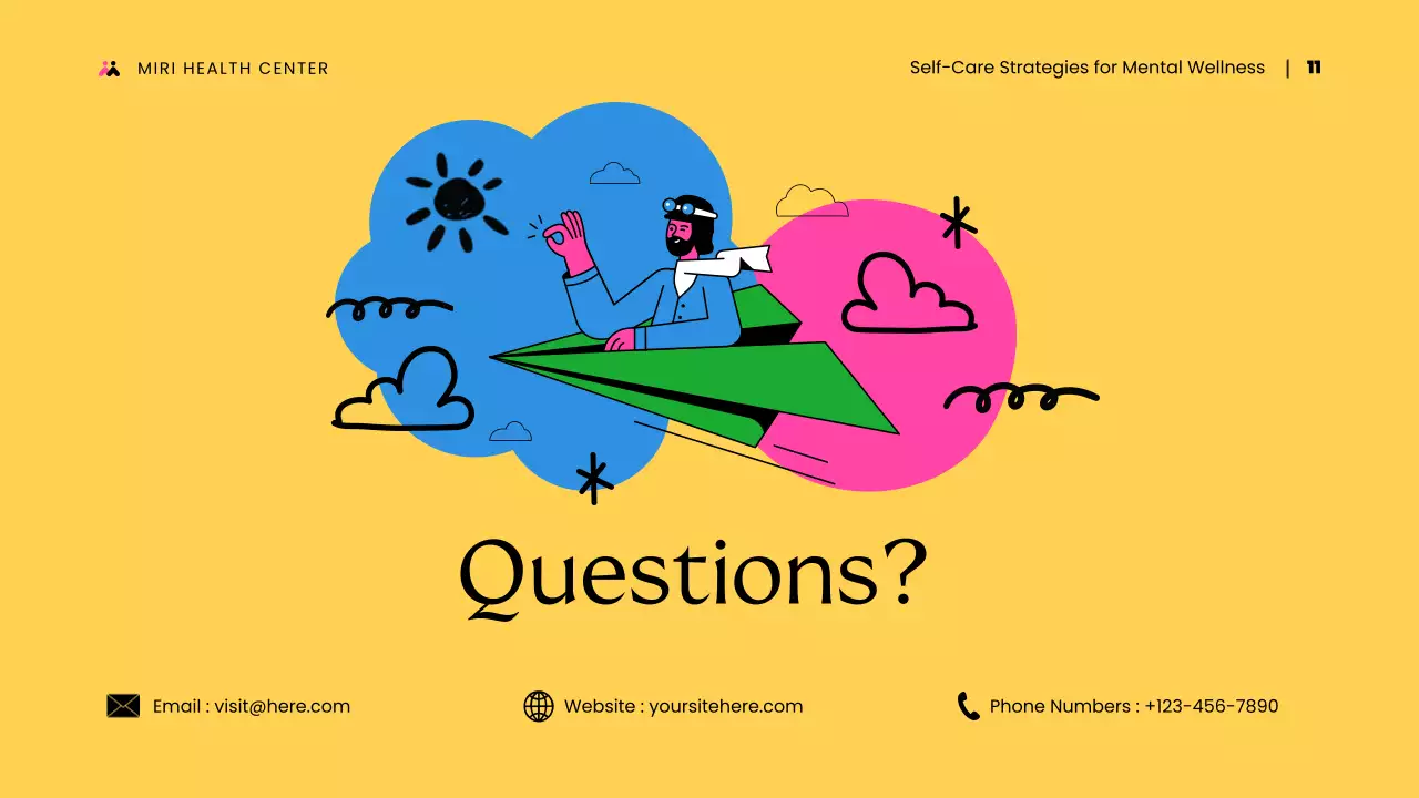 Yellow Modern Wellness Guide Presentation