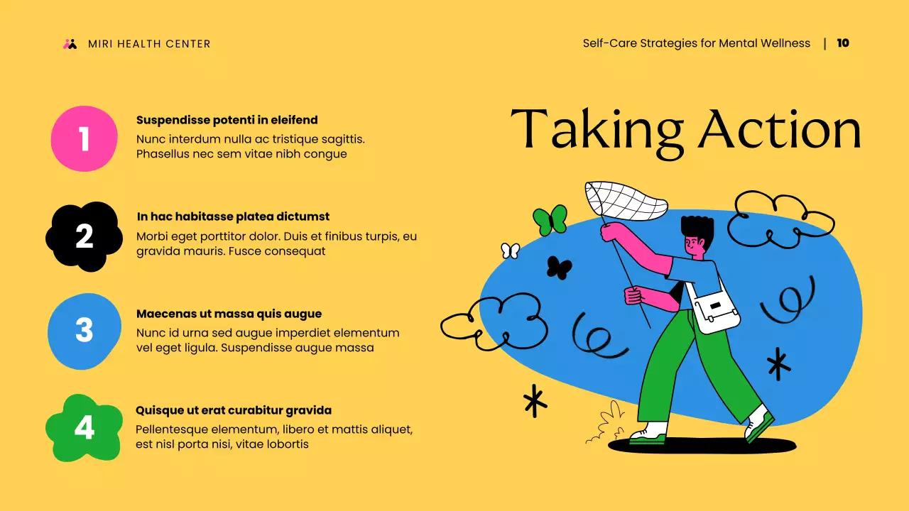 Yellow Modern Wellness Guide Presentation