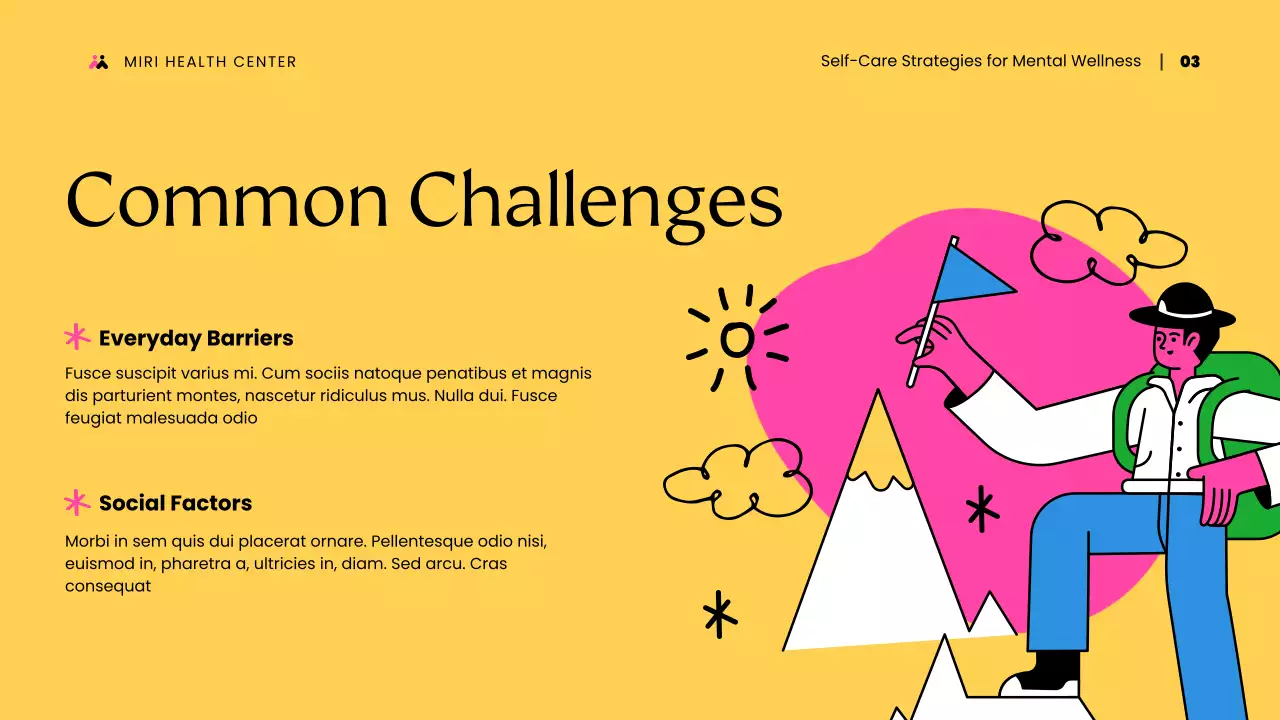 Yellow Modern Wellness Guide Presentation