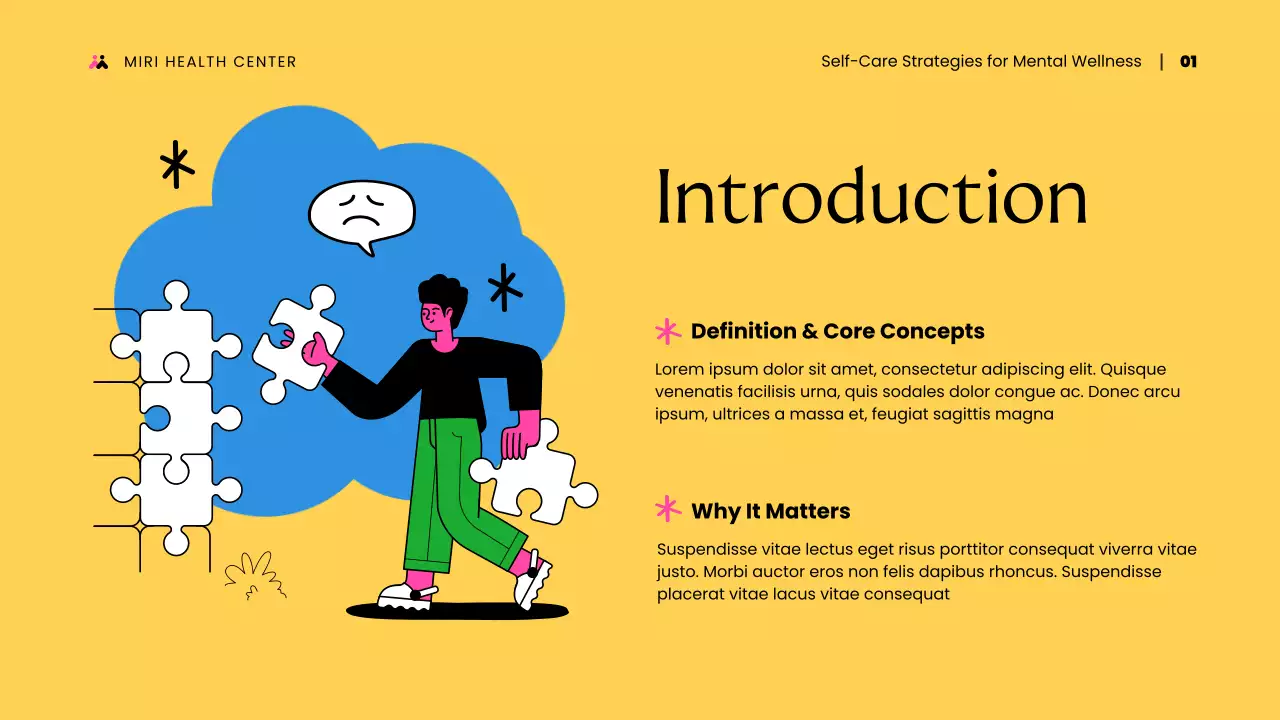 Yellow Modern Wellness Guide Presentation