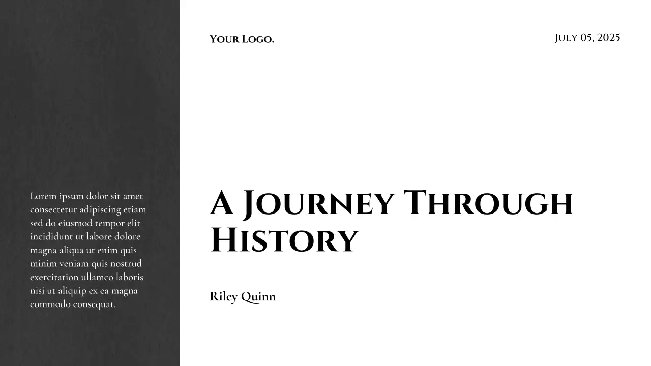 Black Classic History Class Presentation