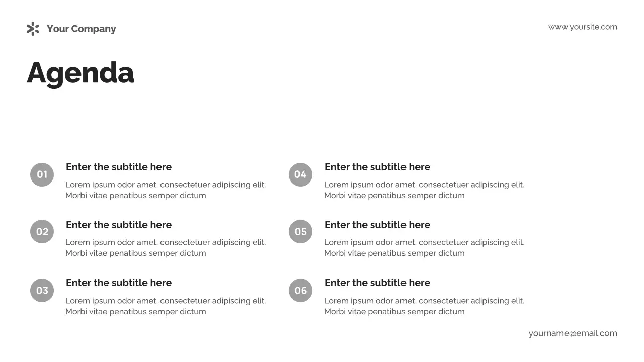 Black and White Modern Germs Information Presentation
