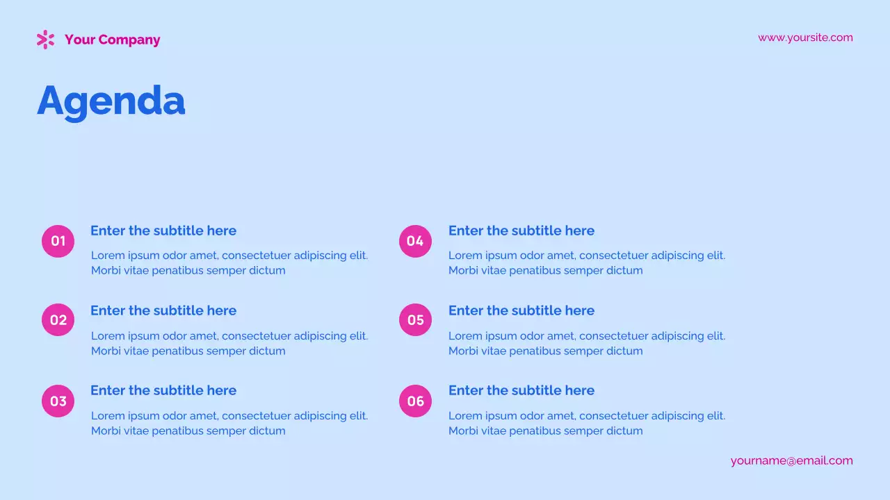 Blue Modern Health Announcement Presentation