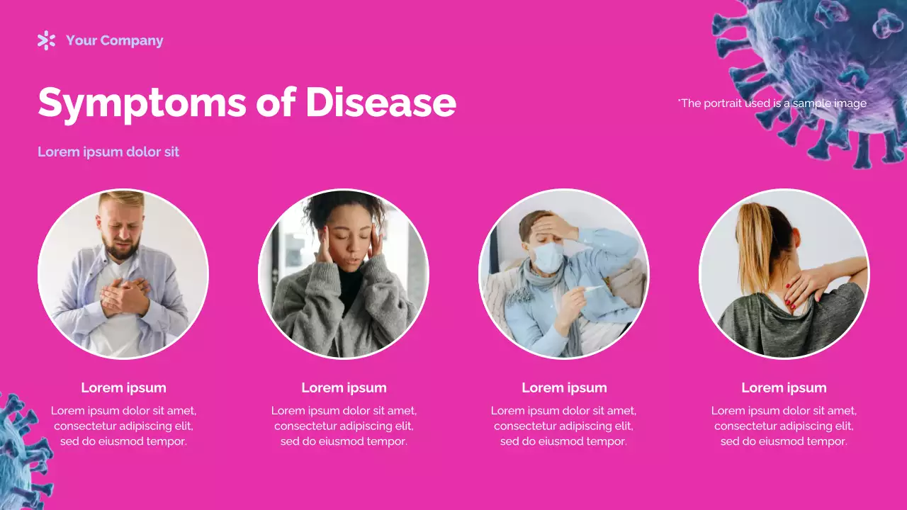 Blue Modern Health Announcement Presentation