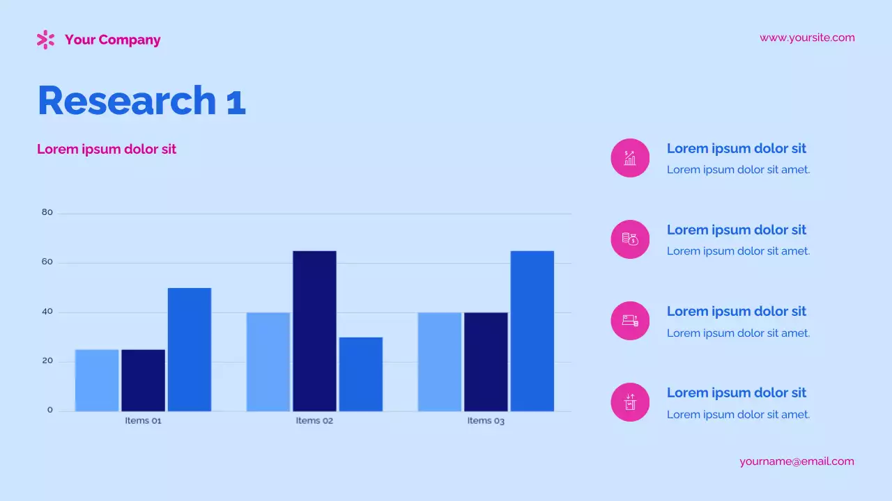 Blue Modern Health Announcement Presentation