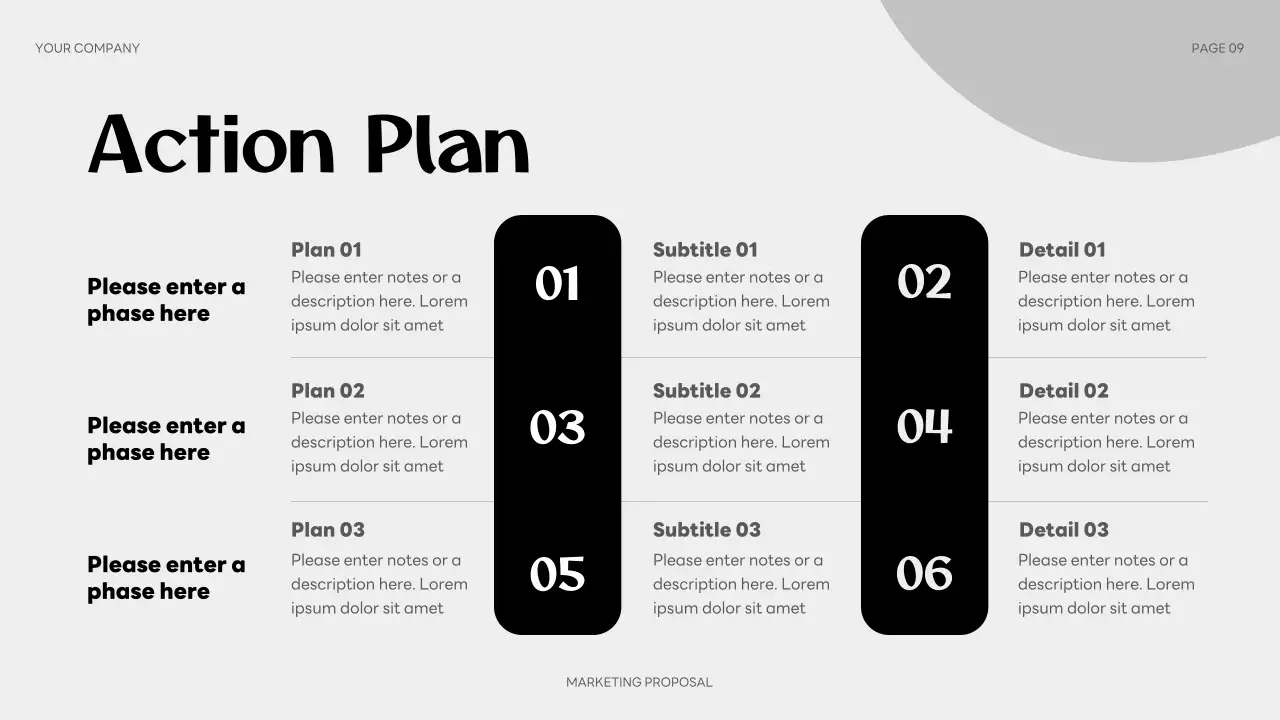 Grey Modern Marketing Presentation