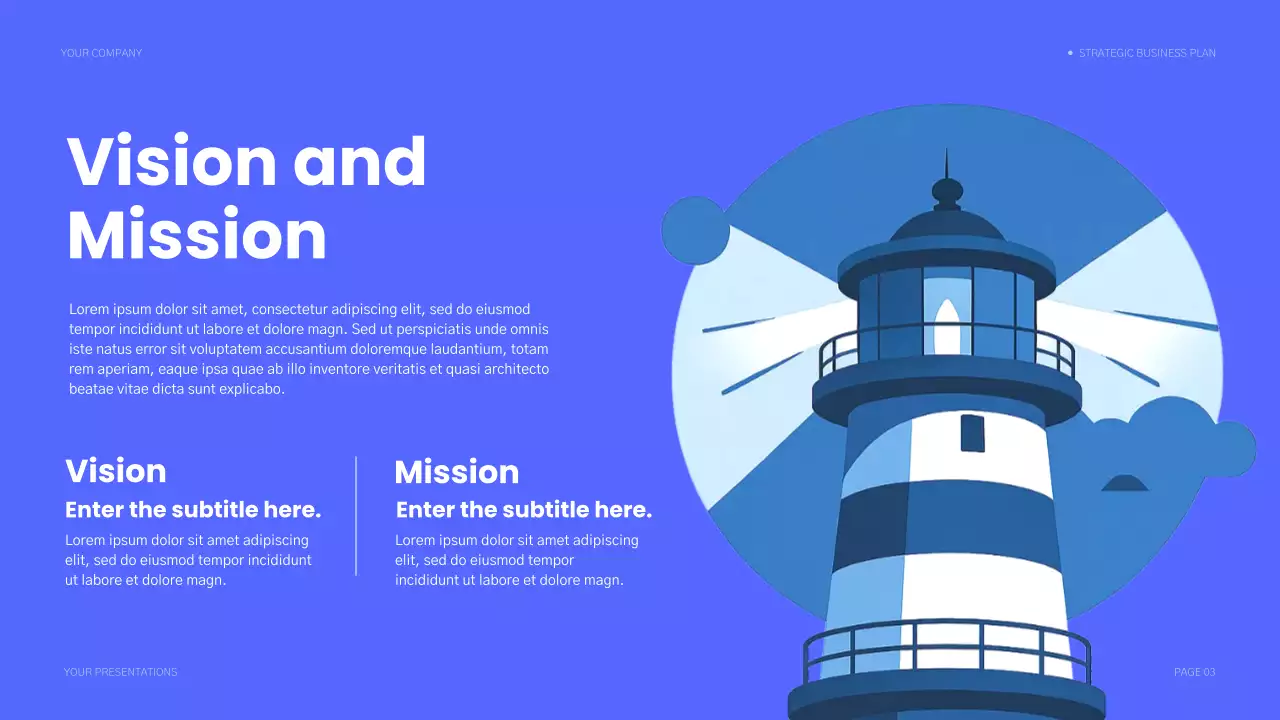 Blue Modern Business Plan Presentation