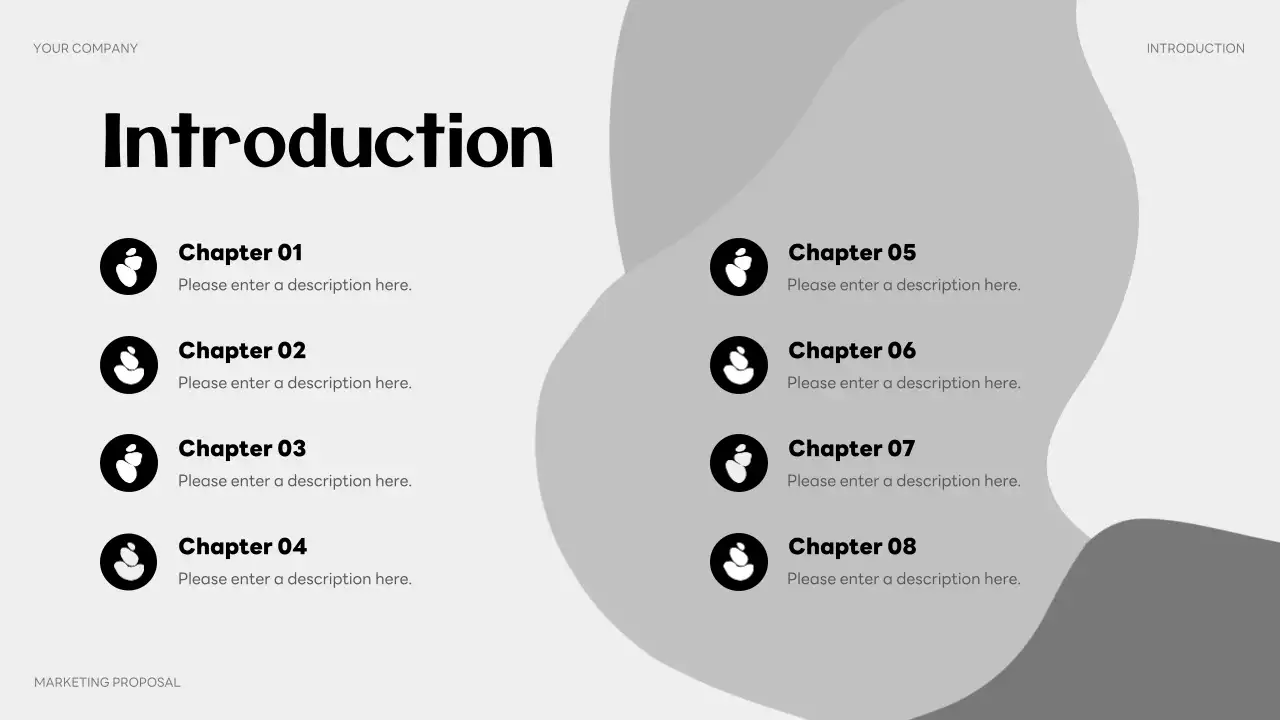 Grey Modern Marketing Presentation