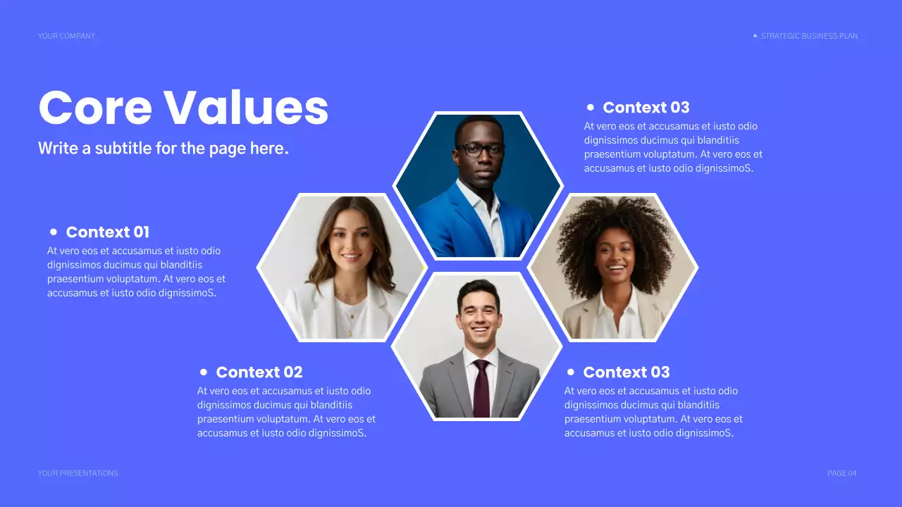 Blue Modern Business Plan Presentation