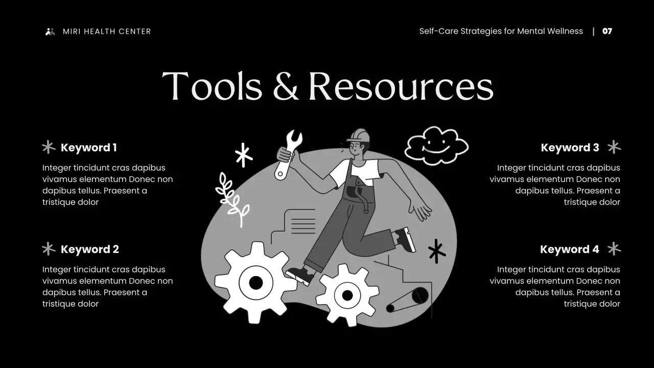 Black Modern Wellness Guide Presentation