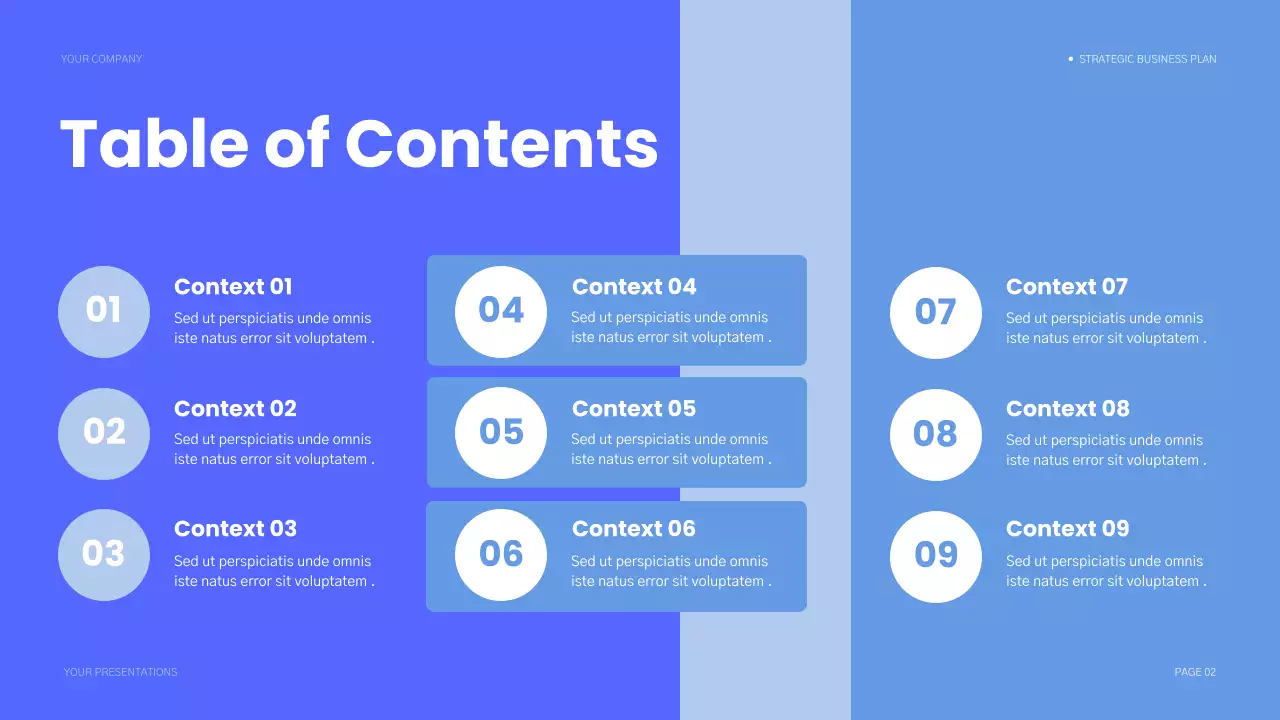 Blue Modern Business Plan Presentation