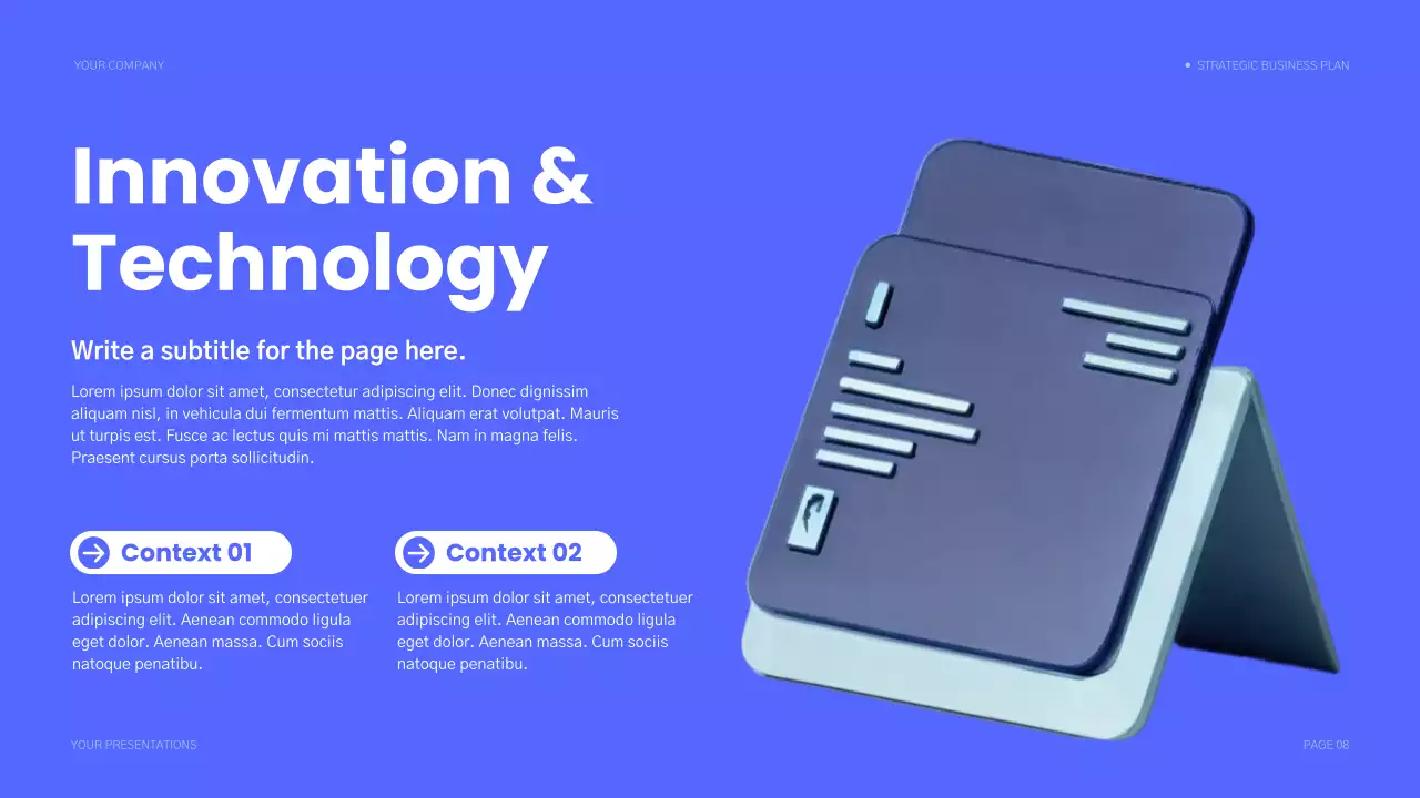 Blue Modern Business Plan Presentation