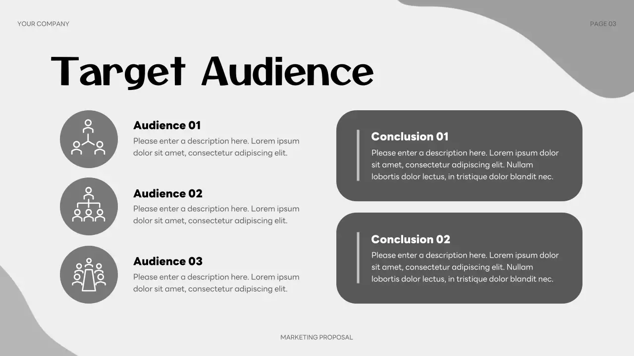 Grey Modern Marketing Presentation