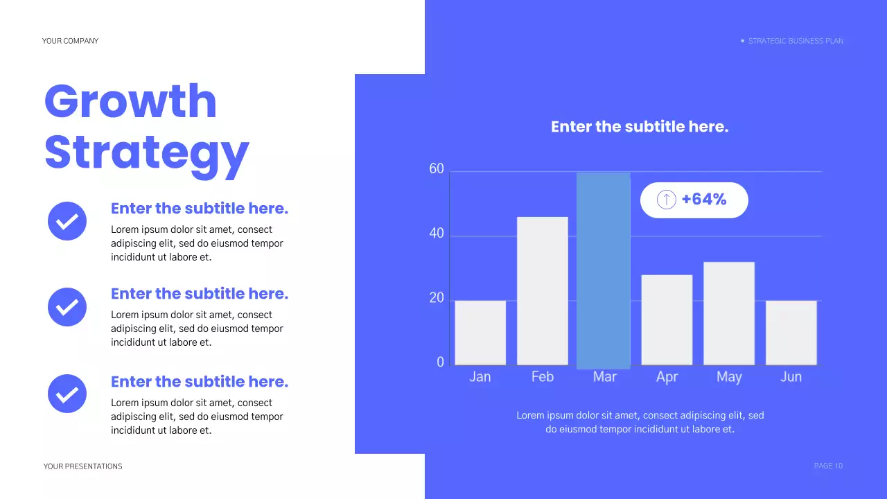 Blue Modern Business Plan Presentation