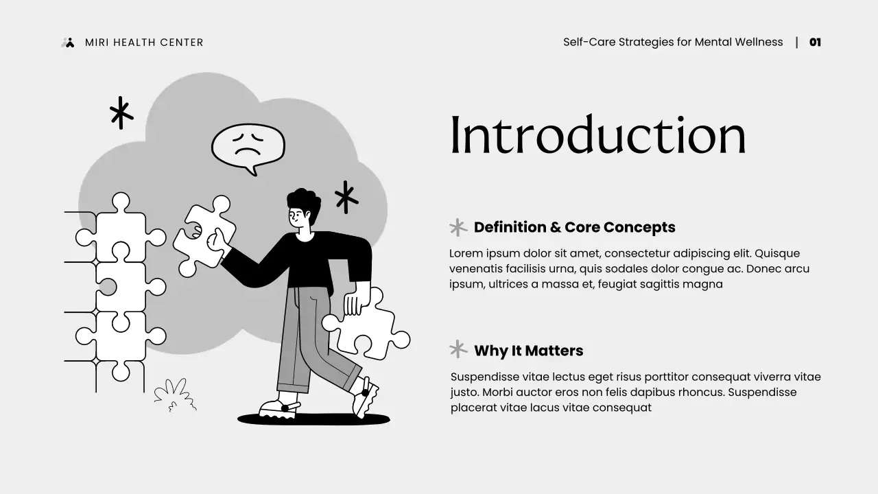 Black Modern Wellness Guide Presentation