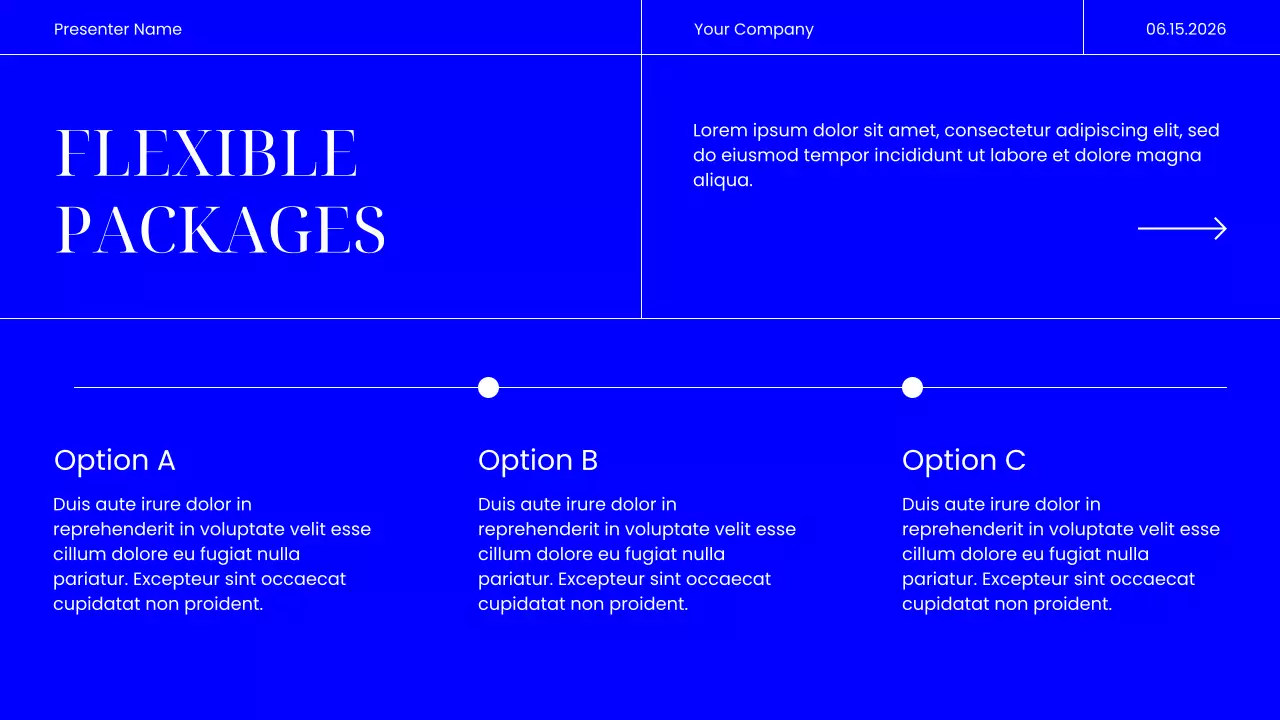 Blue Modern Marketing Presentation