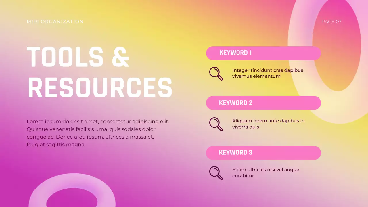 Pink Modern Stress Lecture Presentation