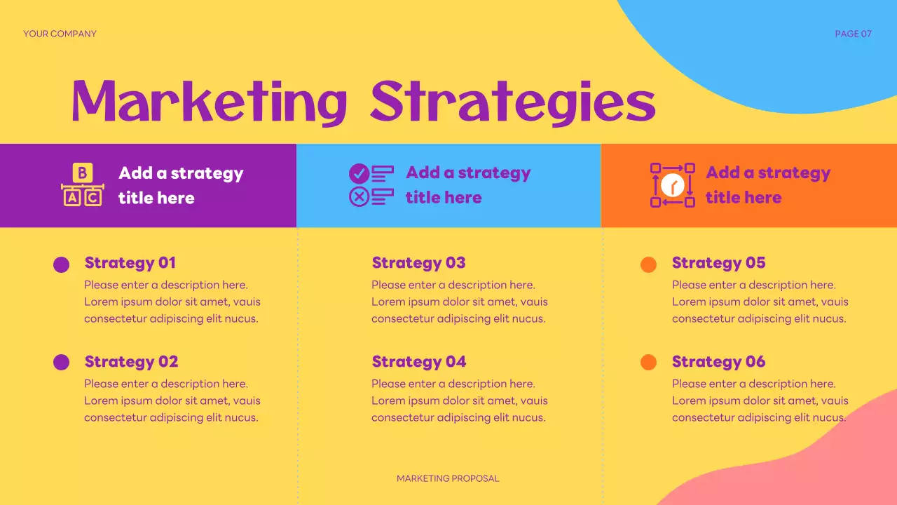 Purple Abstract Marketing Presentation