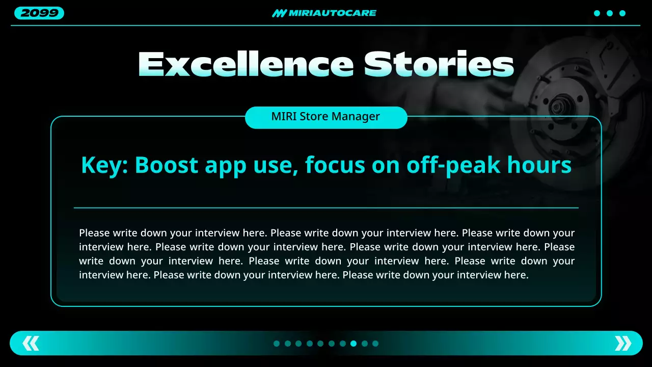 teal modern automotive report