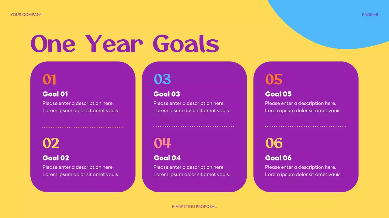 Purple Abstract Marketing Presentation