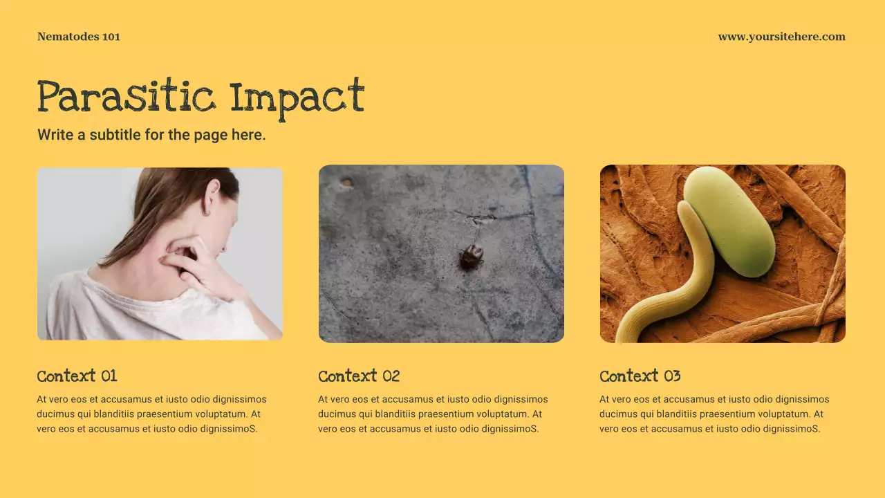 Yellow Playful Science Presentation