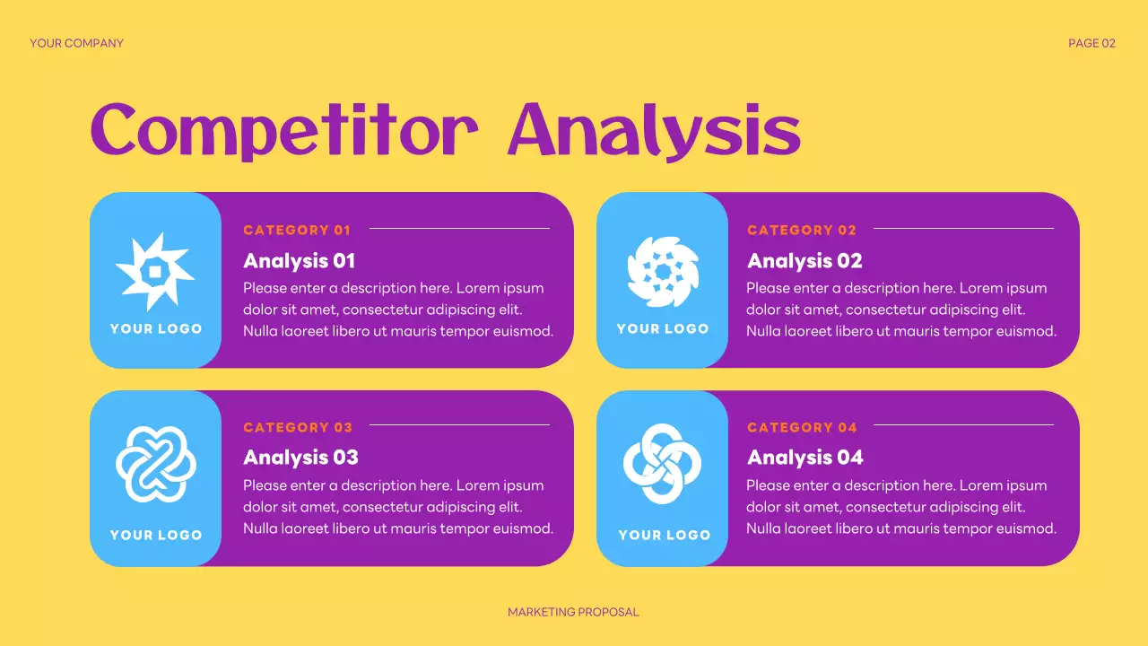 Purple Abstract Marketing Presentation