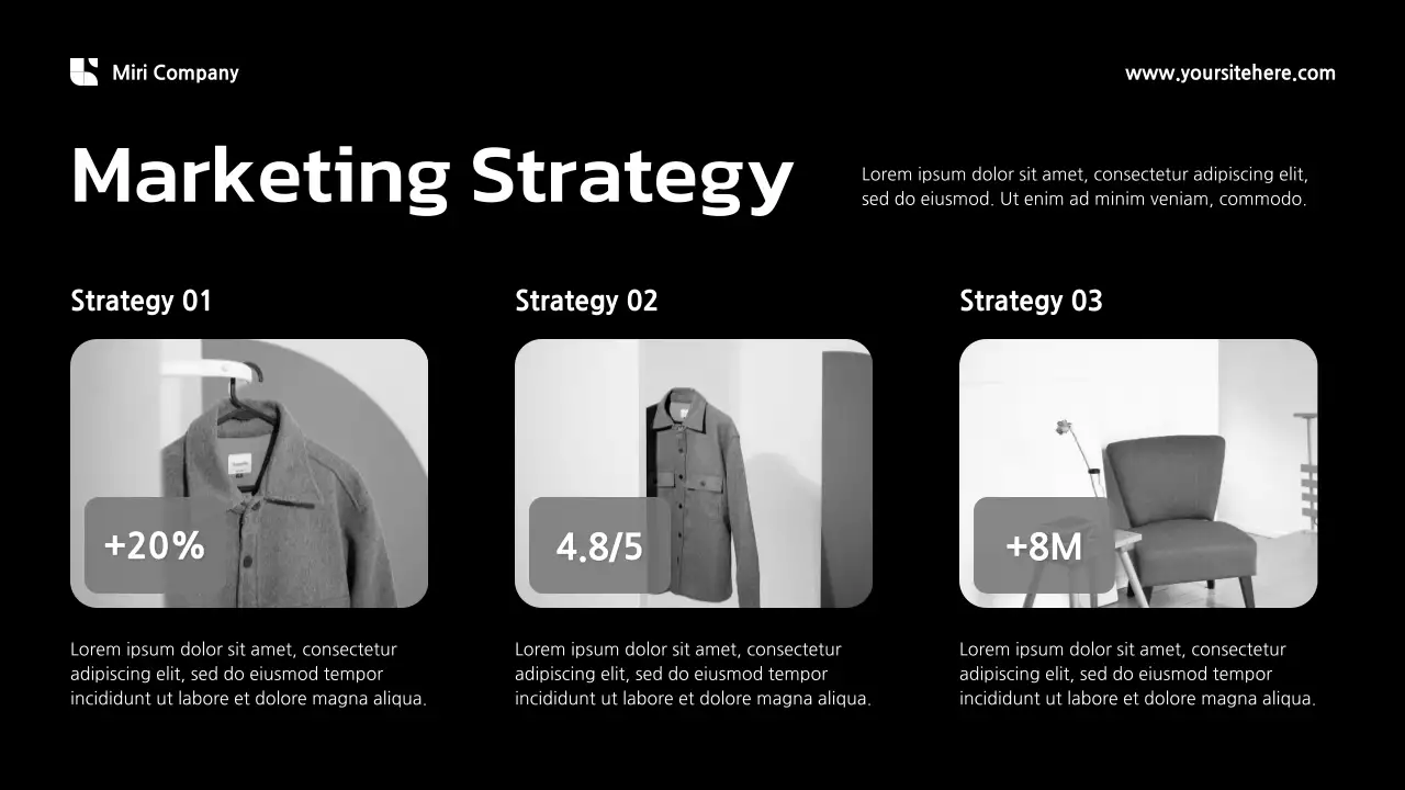 Grey Modern Marketing Presentation