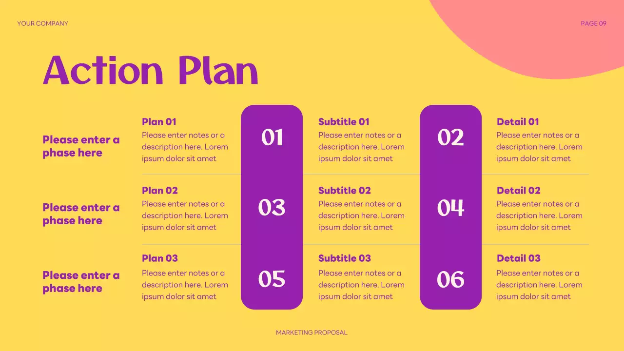 Purple Abstract Marketing Presentation