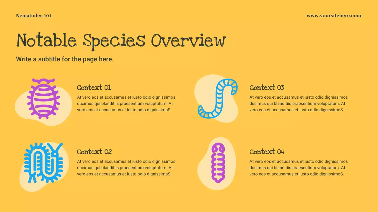 Yellow Playful Science Presentation