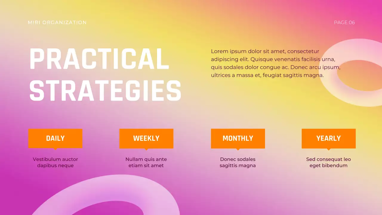 Pink Modern Stress Lecture Presentation