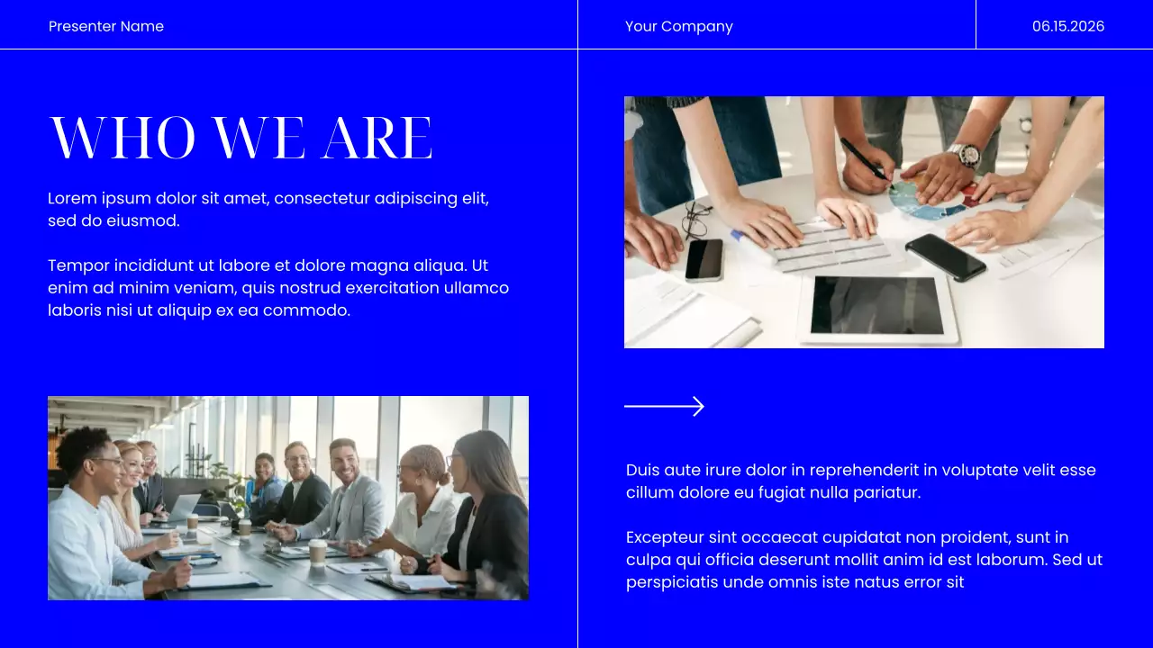 Blue Modern Marketing Presentation