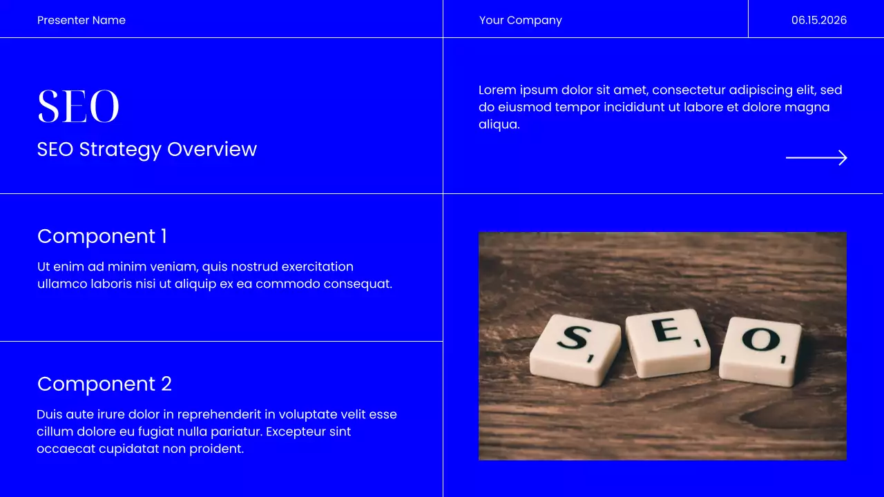 Blue Modern Marketing Presentation