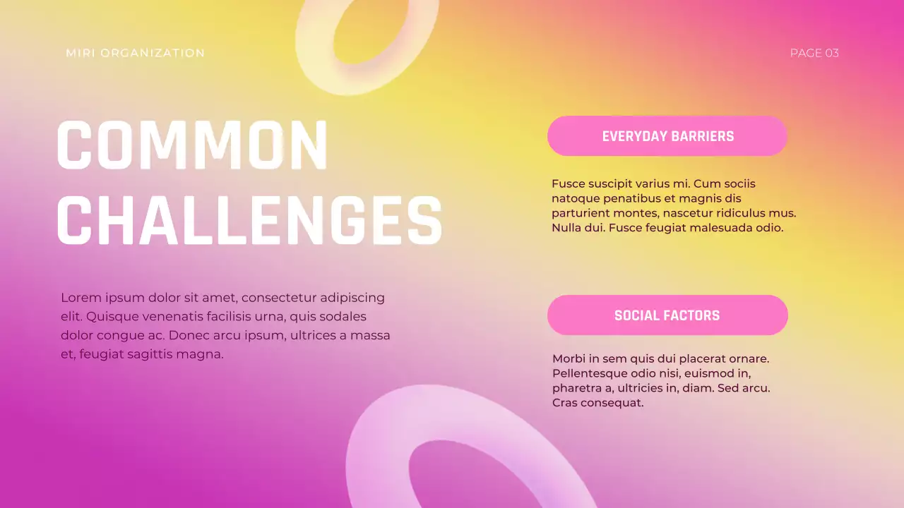 Pink Modern Stress Lecture Presentation