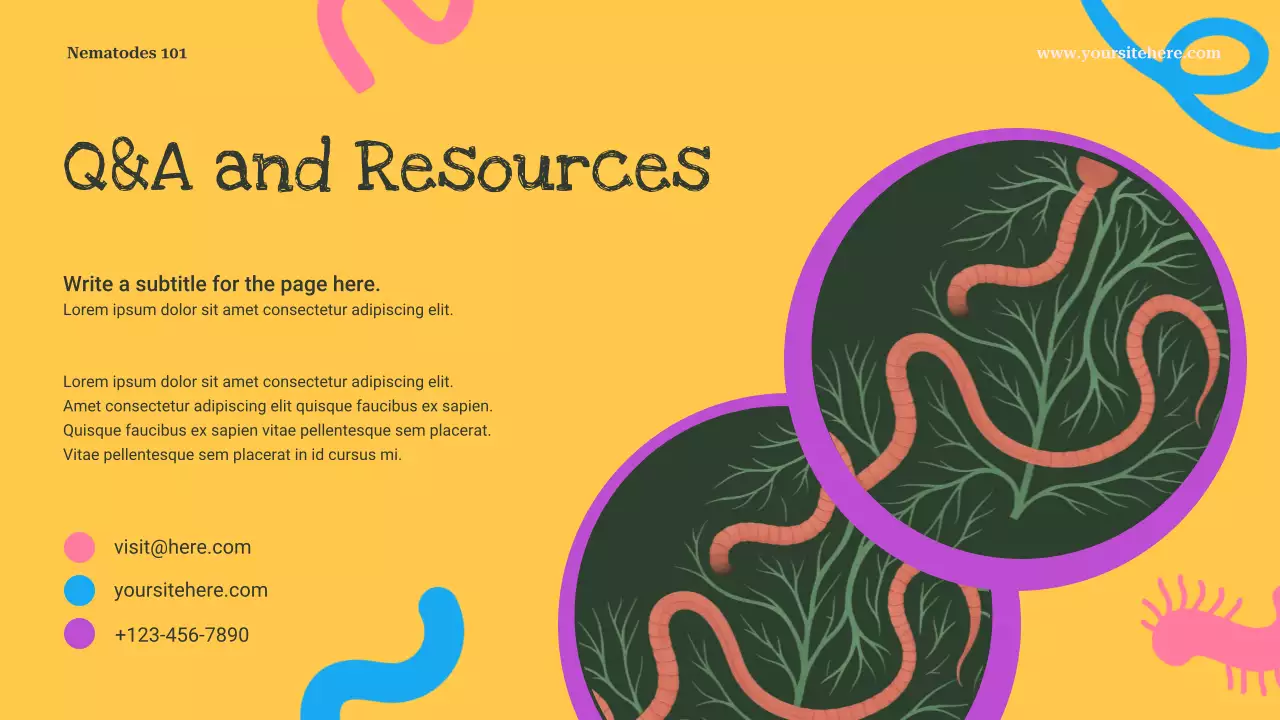 Yellow Playful Science Presentation