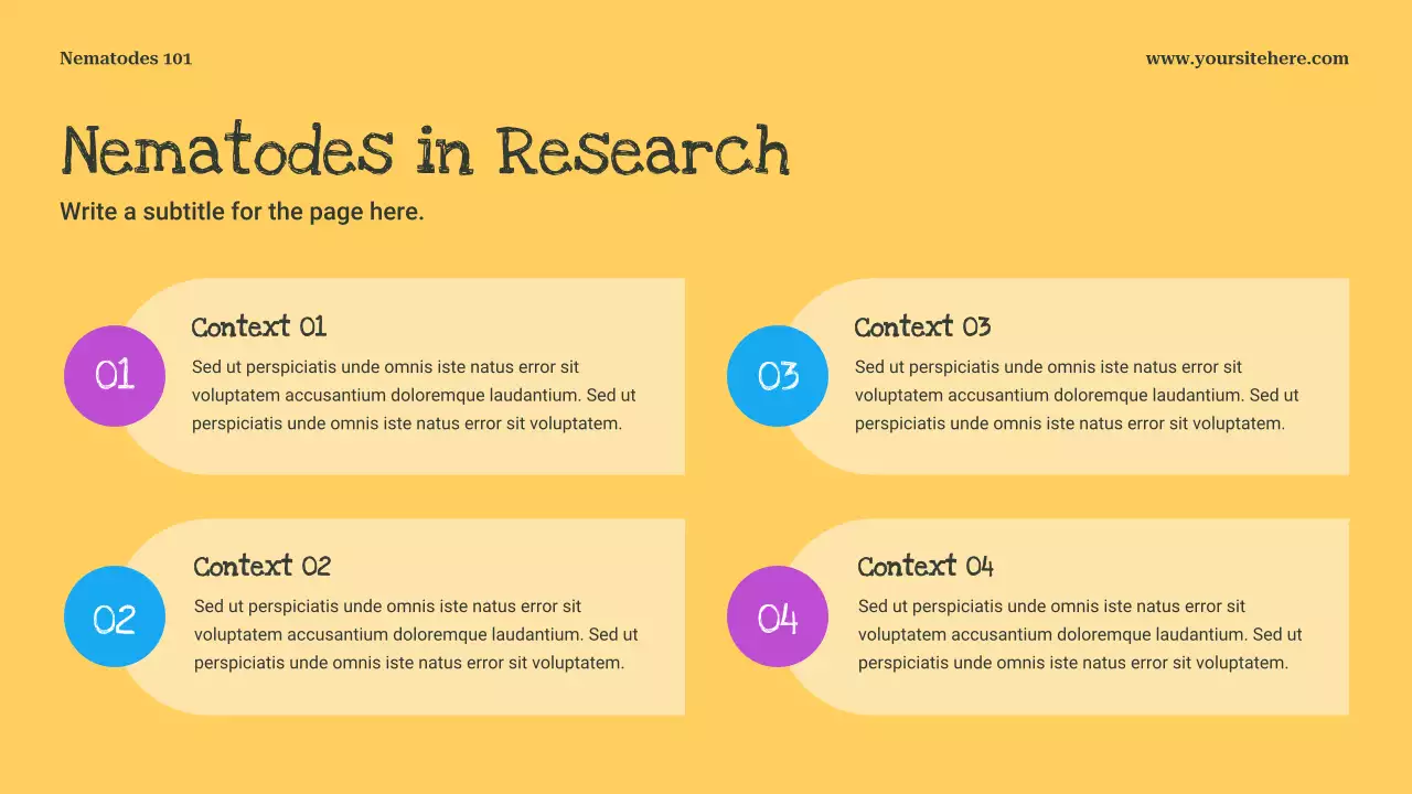 Yellow Playful Science Presentation
