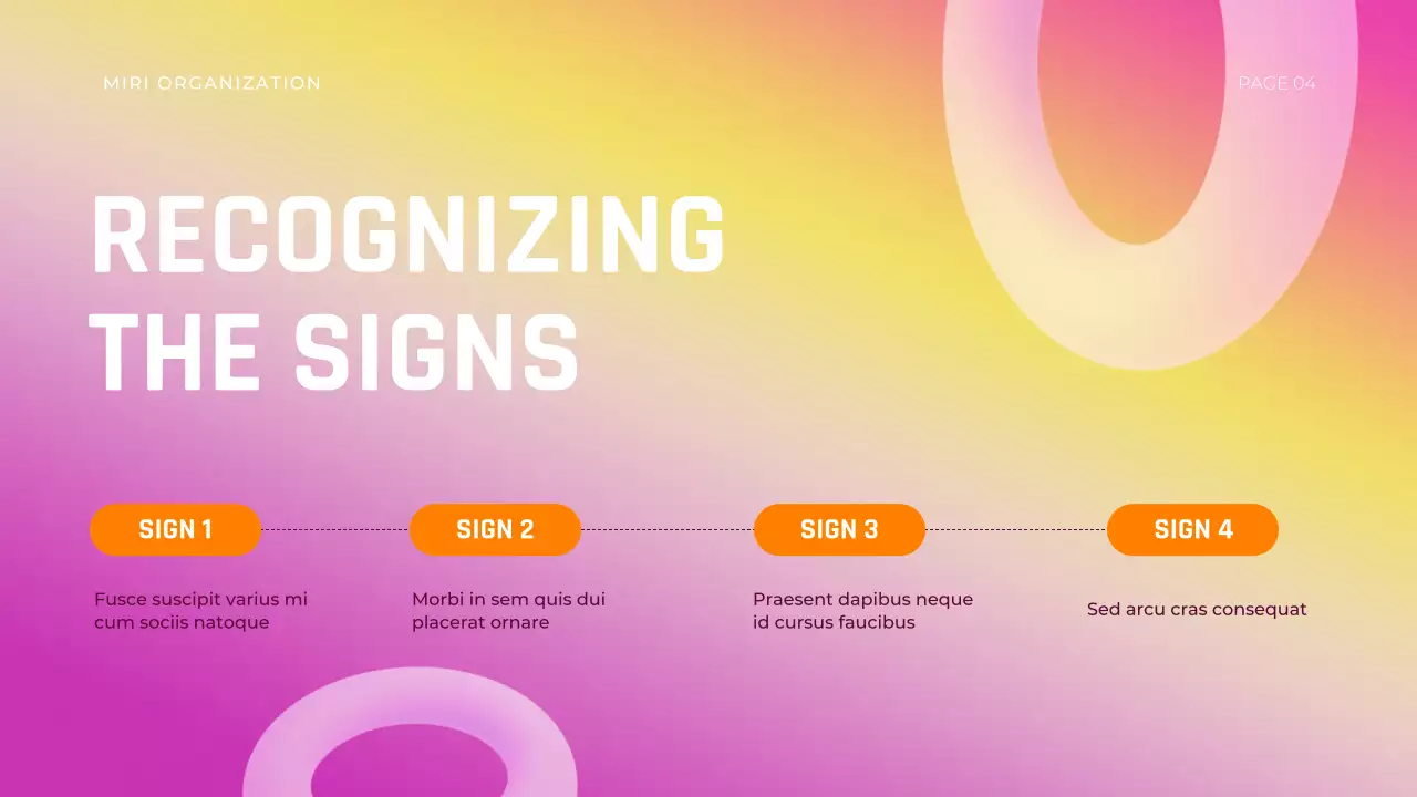 Pink Modern Stress Lecture Presentation