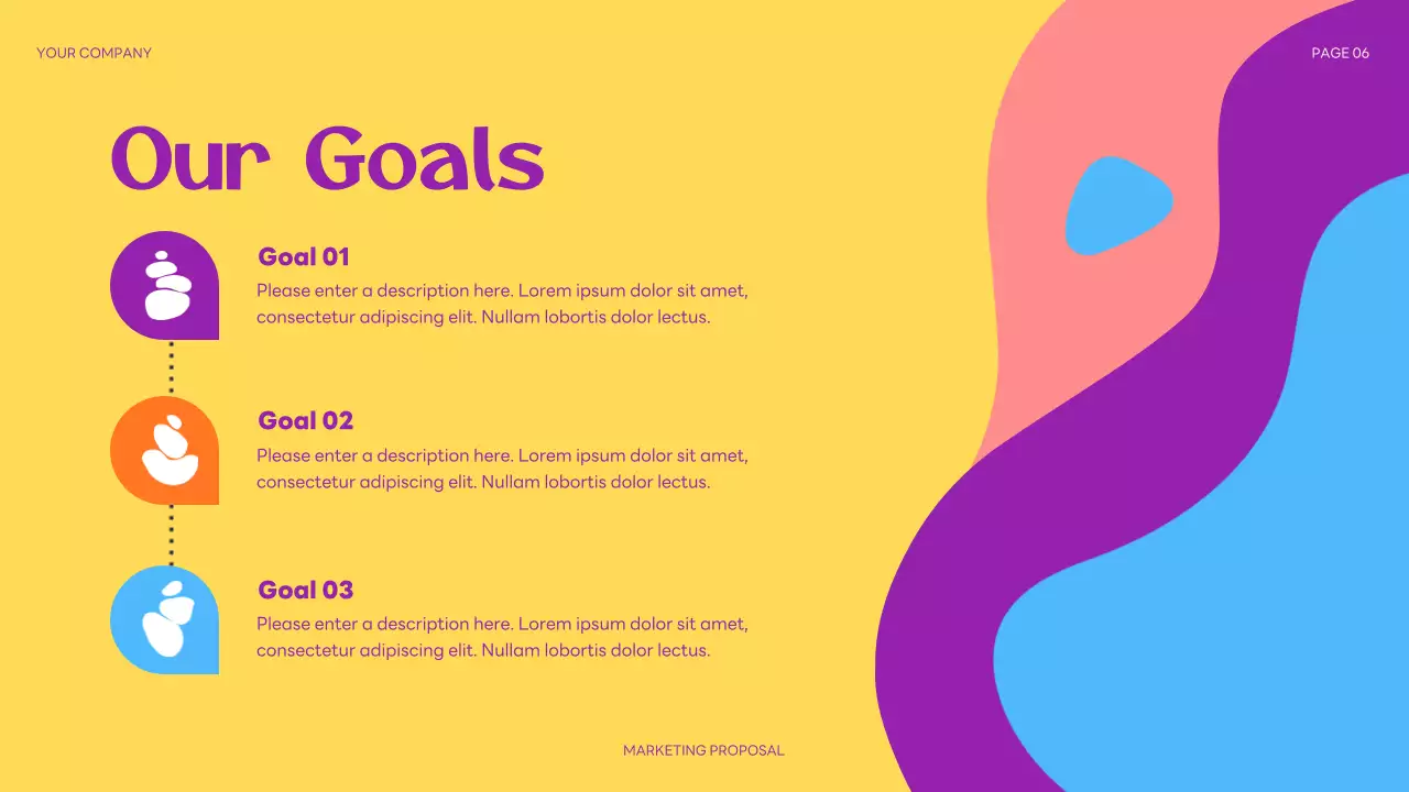 Purple Abstract Marketing Presentation