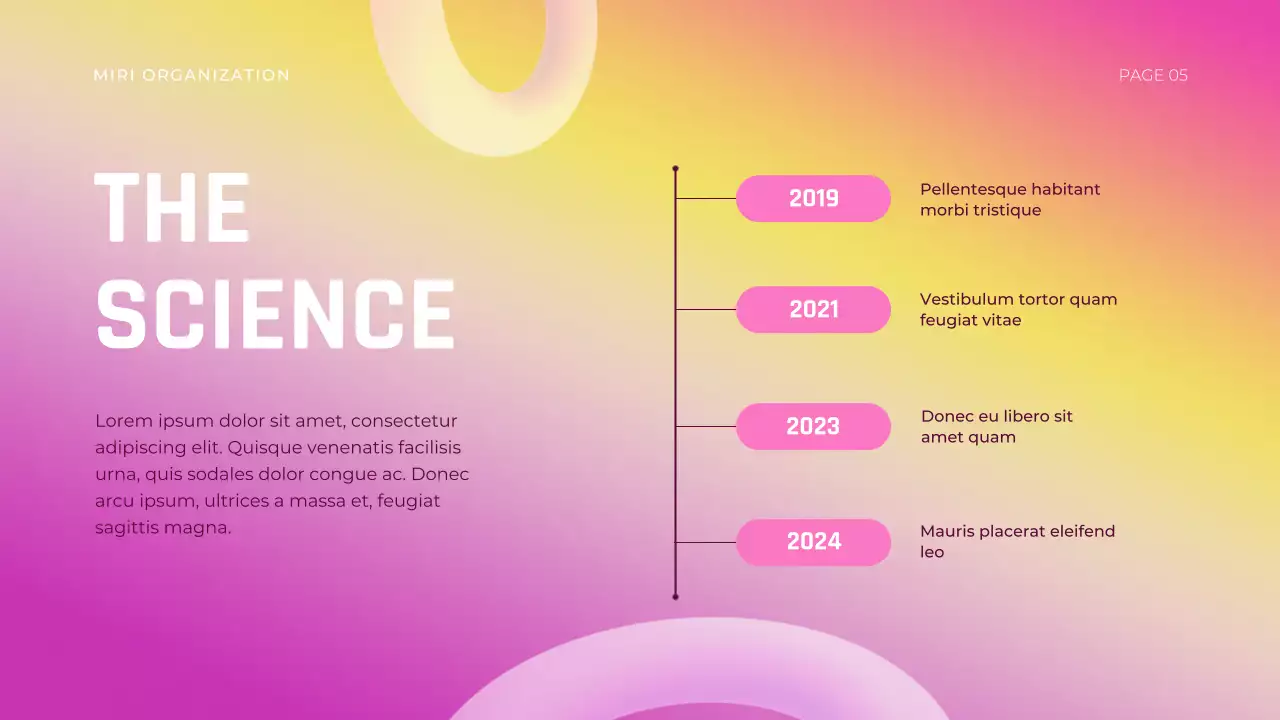 Pink Modern Stress Lecture Presentation