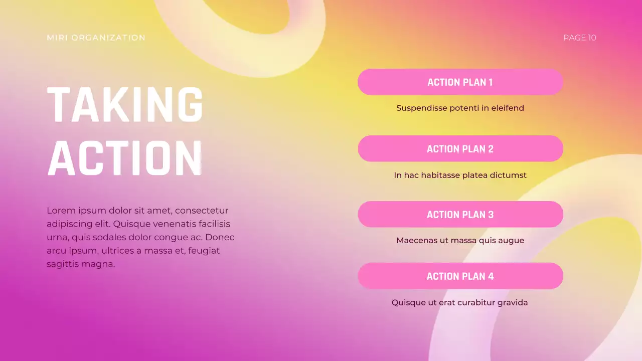 Pink Modern Stress Lecture Presentation