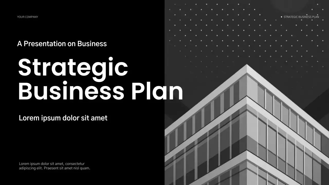 Black Modern Business Plan