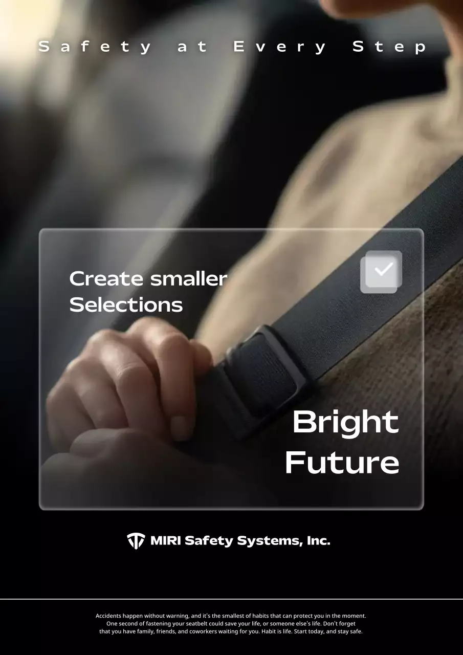 promosi keselamatan modern hitam