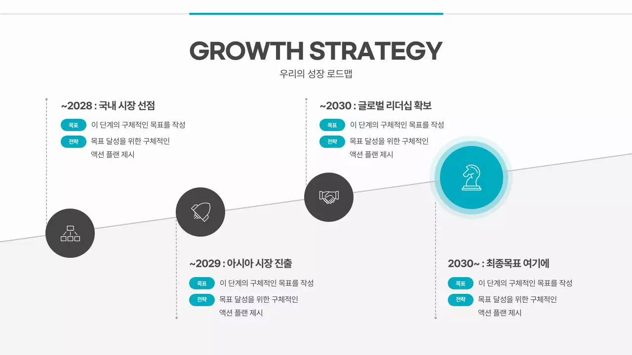 흰색 미니멀 비즈니스 기획서 IR