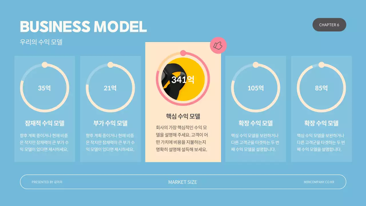 하늘색 미니멀 IR