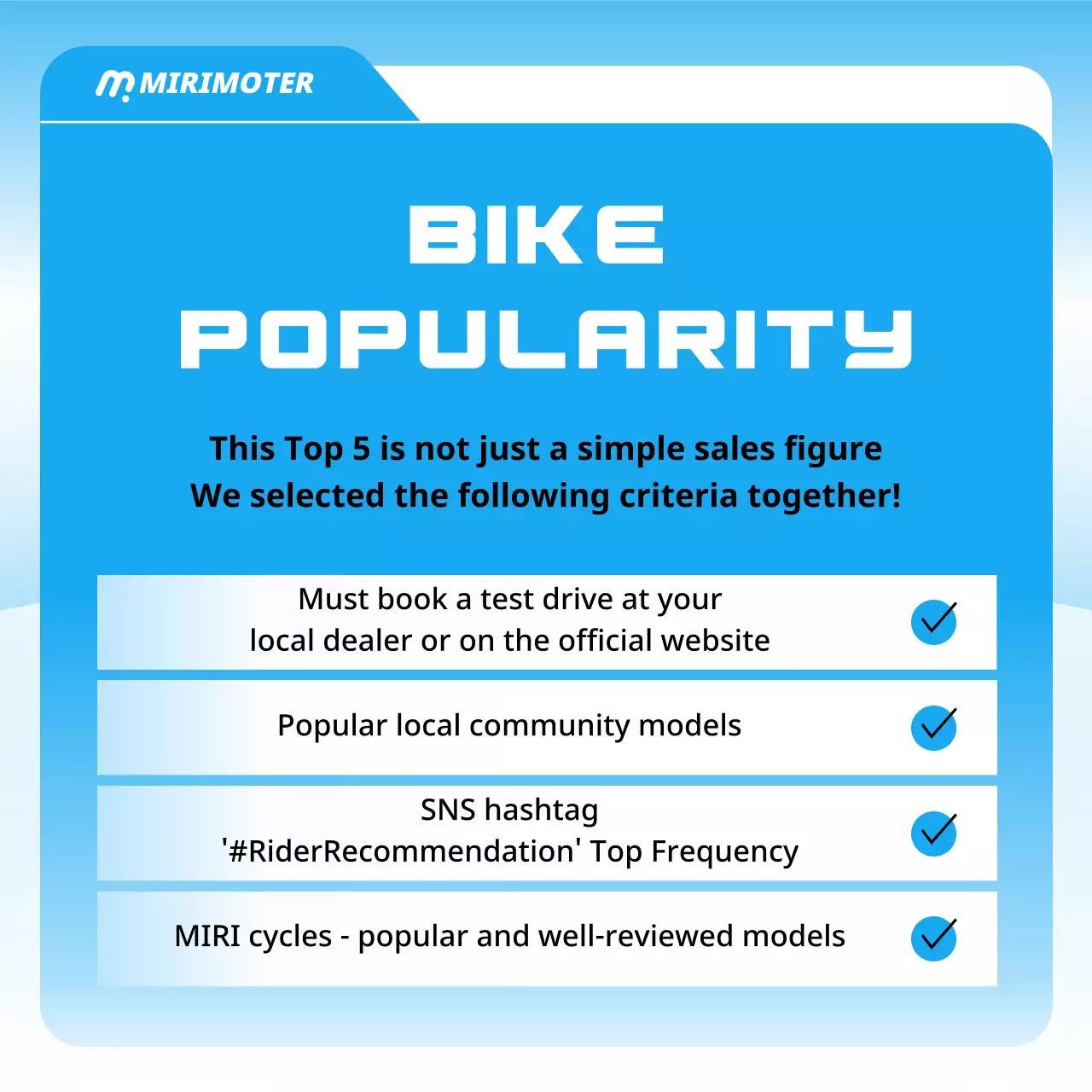 blue modern motorcycle promotion