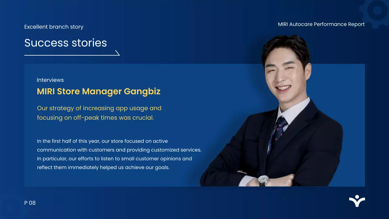 blue modern automotive report document