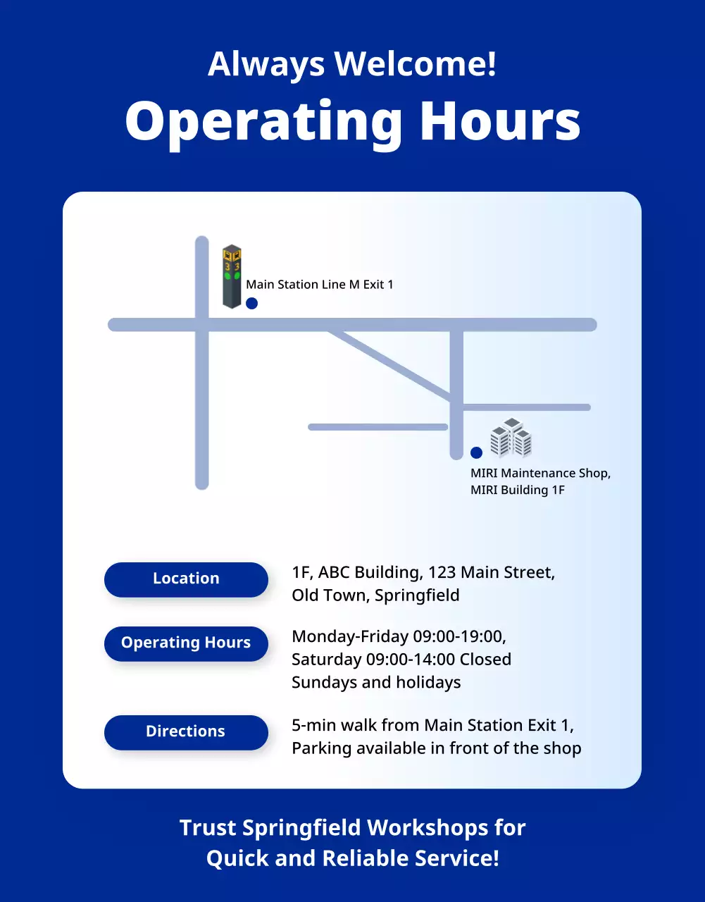 promosi layanan mobil modern abu-abu