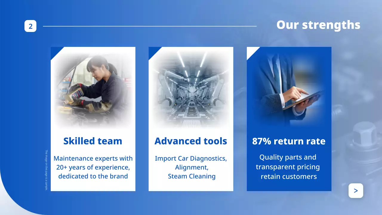 quảng cáo bảo dưỡng xe hiện đại màu xám