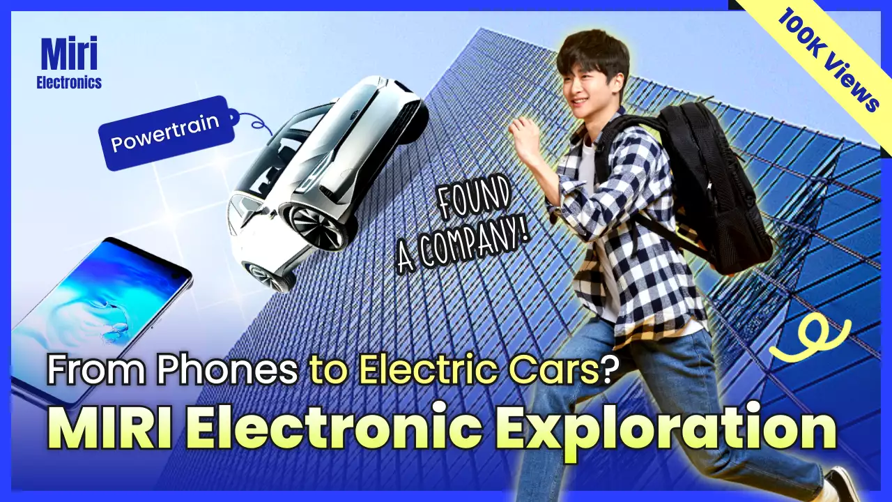 promosi elektronik modern biru