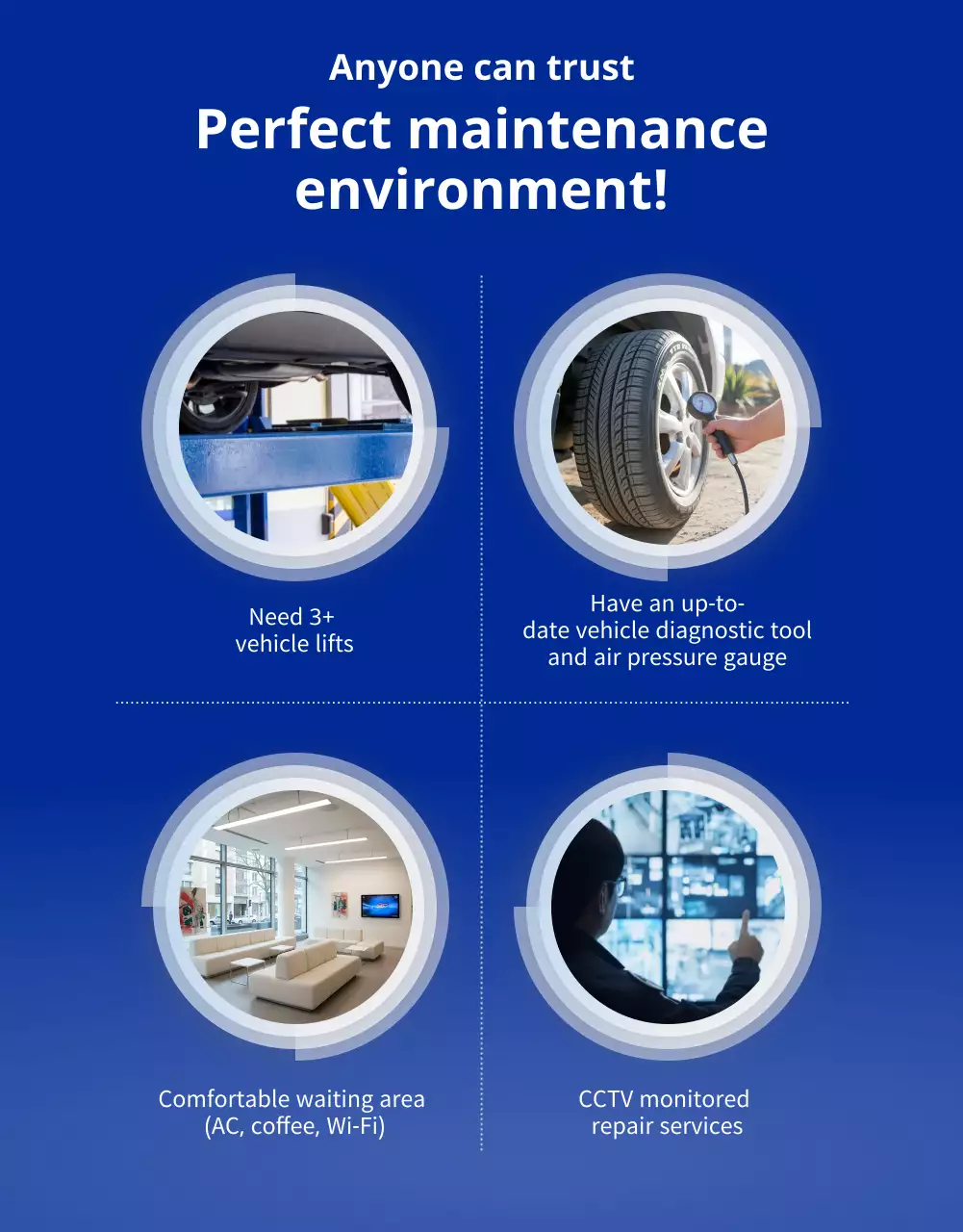 promosi layanan mobil modern abu-abu